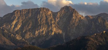 Giewont Mountain, Zakopane, Polonya Panoraması