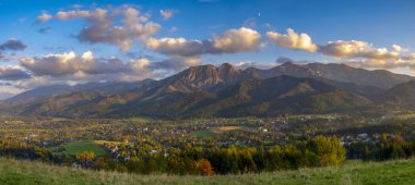 Tatra Dağları ve Roma'nın Zakopane Polonya Panoraması