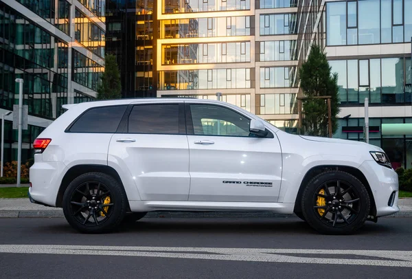 Warszawa Polonia Noviembre 2018 Nuevo Jeep Grand Cherokee Trackhawk 717 —  Fotos de Stock