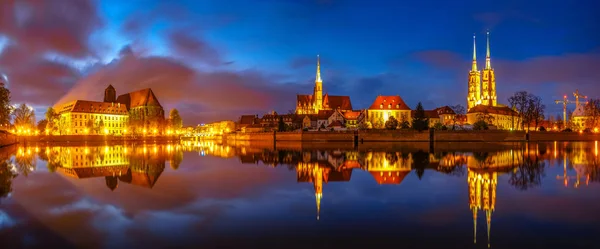 Panoramy Stare Miasto Wrocław — Zdjęcie stockowe