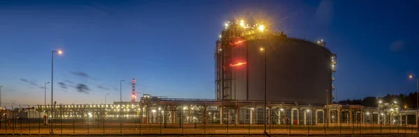 Flytande Naturgas Mottagande Stationen Terminal — Stockfoto