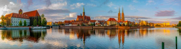 Panoramy Stare Miasto Wrocław — Zdjęcie stockowe