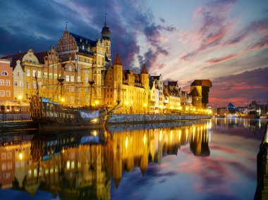Polonya 'daki Gdansk şehri.