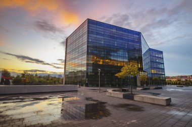 Modern ofis binaları, Szczecin, Polonya