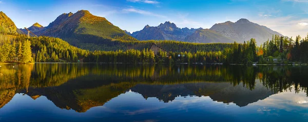 Vista Panorâmica Lago Montanha Julian Alps Itália — Fotografia de Stock