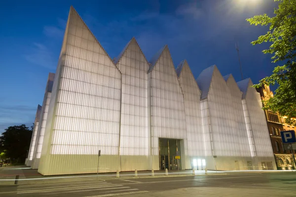 Szczecin Polônia Outubro 2016 Edifício Escritórios Futurista Szczecin Philharmonic — Fotografia de Stock