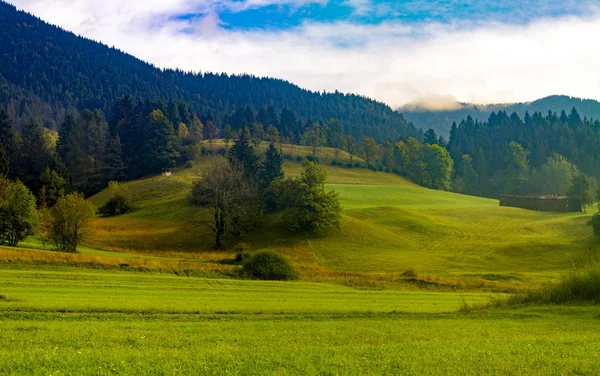 Vista Panorámica Del Prado Las Montañas Eslovacas —  Fotos de Stock