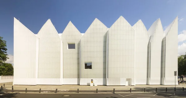 Szczecin Polônia Outubro 2016 Edifício Escritórios Futurista Szczecin Philharmonic — Fotografia de Stock