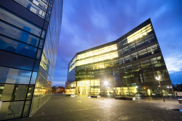 Modern Office Buildings Szczecin Poland Stock Picture