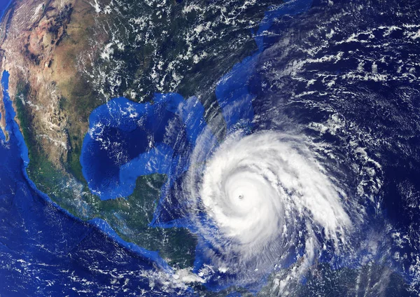 Tormenta Tropical Que Dirige Los Estados Unidos Elementos Nasa — Foto de Stock