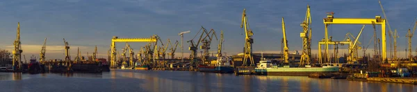 industrial areas of the shipyard in Szczecin in Poland,merchant