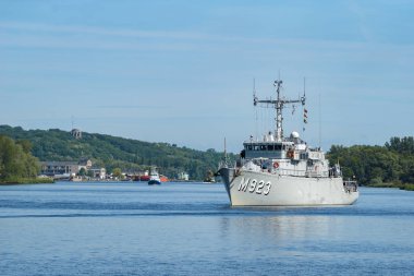 Szczecin, Polonya-Haziran 2017:Nato savaş gemileri tatbikatlarına Baltops 17