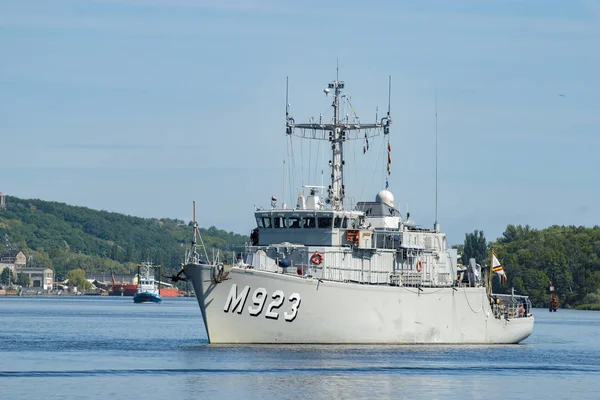 Szczecin, Polônia-junho de 2017: navios de guerra da OTAN em exercícios BALTOPS 17 — Fotografia de Stock