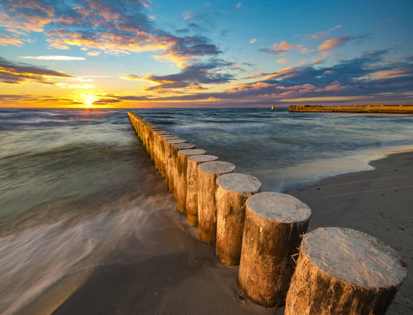 Ostsee Bei Schönem Sonnenaufgang — Stockfoto