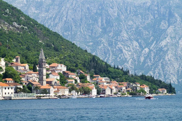 Zatokę Kotorską, Perast, Czarnogóra — Zdjęcie stockowe