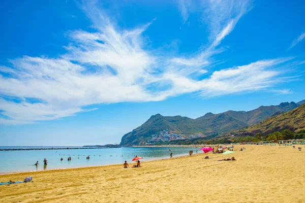 Tenerife, Kanarya Adaları, İspanya-Las Teresitas beach yakınındaki San ve