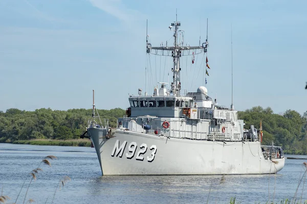 Szczecin, Polen-juni 2017:Nato oorlogsschepen in de oefeningen Baltops 17 — Stockfoto