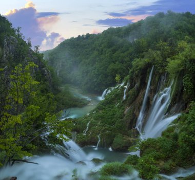 Plitvice Ulusal Parkı, Hırvatistan.