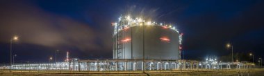 gece panorama lng terminali
