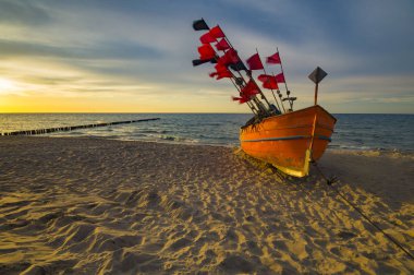 Sakin sahne deniz ve sakin su, Tenerife, Kanarya Adaları, İspanya