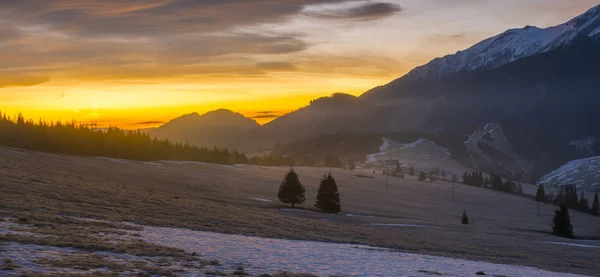 Panorama das Montanhas Tatra — Fotografia de Stock