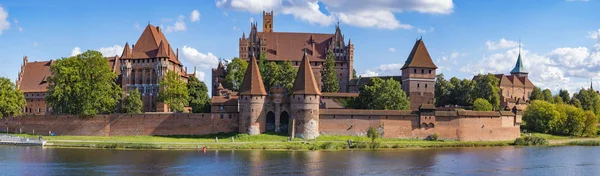 Teutonic Castle in Malbork, Lengyelország — Stock Fotó