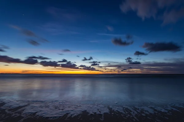 Спокойная Сцена Морского Берега Спокойная Вода Тенерифе Канарские Острова Испания — стоковое фото