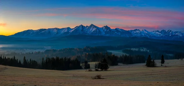 Panorama Tatr — Zdjęcie stockowe