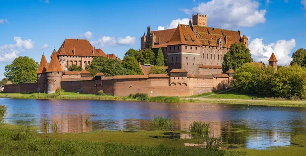 Teutonic Castle in Malbork, Lengyelország — Stock Fotó