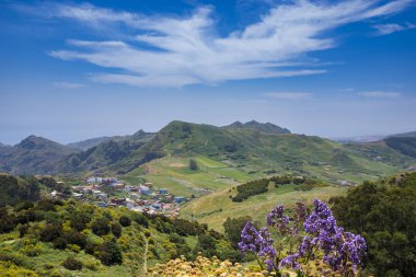 Tenerife, Orotava-Yeşil Vadi içinde mesafe üzerinden yükselen 