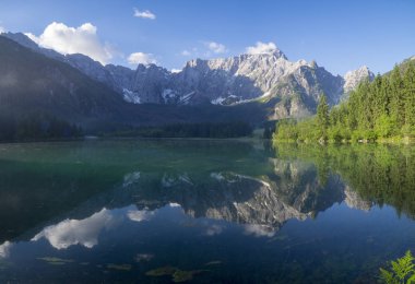 lake in the Alps, Laghi di fusine clipart