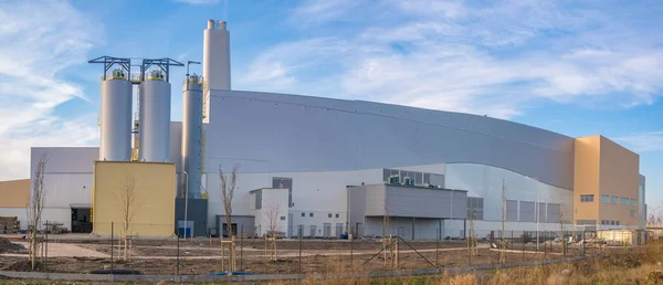 Incineración Residuos Ecológicos Edificios Instalaciones —  Fotos de Stock