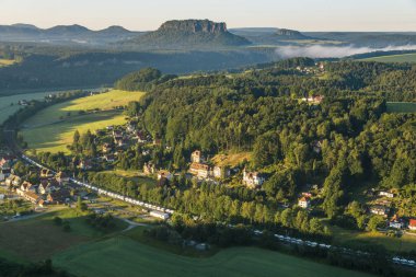 Sakson İsviçre panorama noktadan Bastei