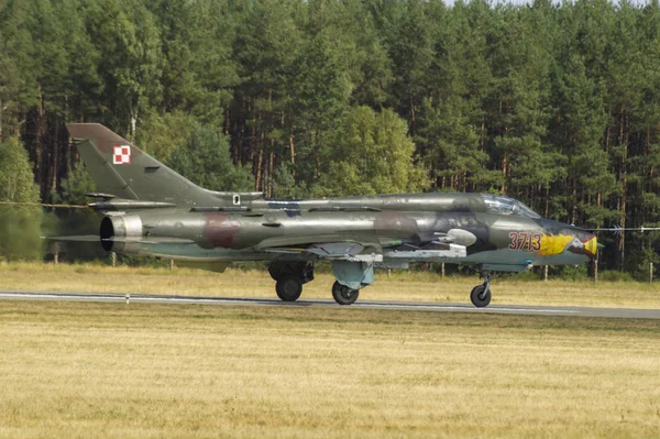 Swidwin Poland June 2016 Polish Air Force Suchoj Fitter Swidwin — Stock Photo, Image
