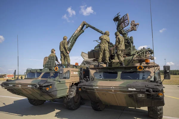 Ода Zrk Ромб Нато Кодексу Gecko Самохідні Зенітні Ракетні Системи — стокове фото