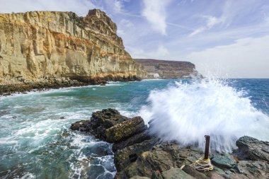 Eski liman Rıhtımı Puerto de Mogn, Gran canaria