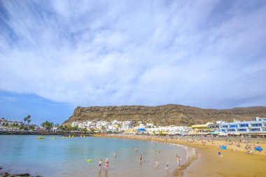 Playa del Mogan, Puerto de Mogan - Gran Canar güzel plajı