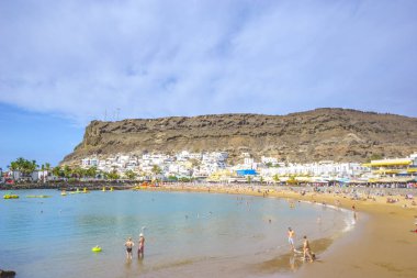 Playa del Mogan, Puerto de Mogan - Gran Canar güzel plajı