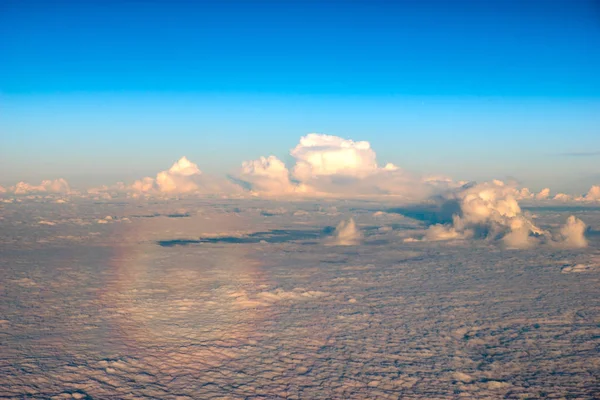 Espectro Brocken Visível Nas Nuvens — Fotografia de Stock