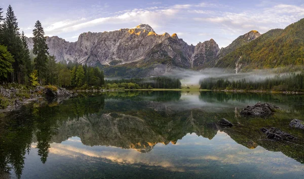 Lac Montagne Dans Les Alpes Juliennes Italie — Photo