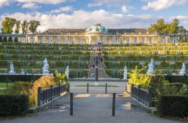 Potsdam, Potsdam, Almanya-Ekim 2017:Sanssouci Sarayı