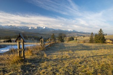 Sabahları Tatra Dağları Panoraması