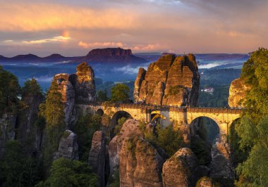 Bastei, Saksonya İsviçre, Almanya