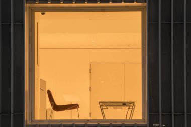 Szczecin, Polonya-Ocak 2018: Szczecin Filarmoni Orkestrası, mimari detaylar