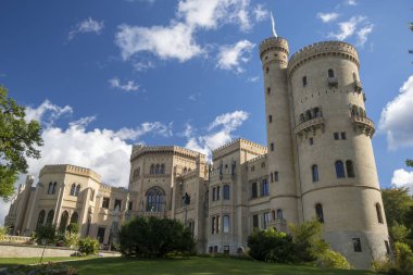 Potsdam, Almanya-Ekim 2017: Potsdam - kale ve Babelsberg Park