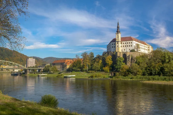 Castle Decin Elbe Czech Republic — Stock Photo, Image