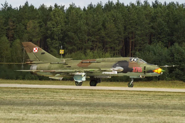 Swidwin Poland June 2016 Polish Air Force Suchoj Fitter Swidwin — Stock Photo, Image