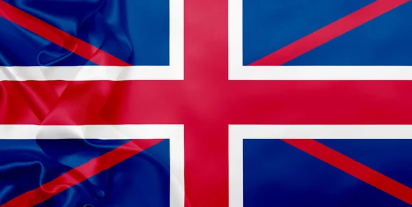 Flagge Großbritanniens. — Stockfoto