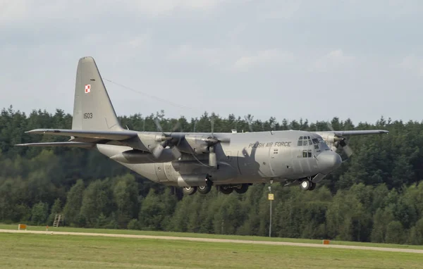 Base Aérienne Swidwin Pologne Juin 2016 Lockheed 130 Hercules Forces — Photo