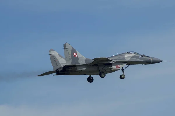 Base Aérienne Swidwin Pologne Juin 2016 Avion Mig Forces Aériennes — Photo